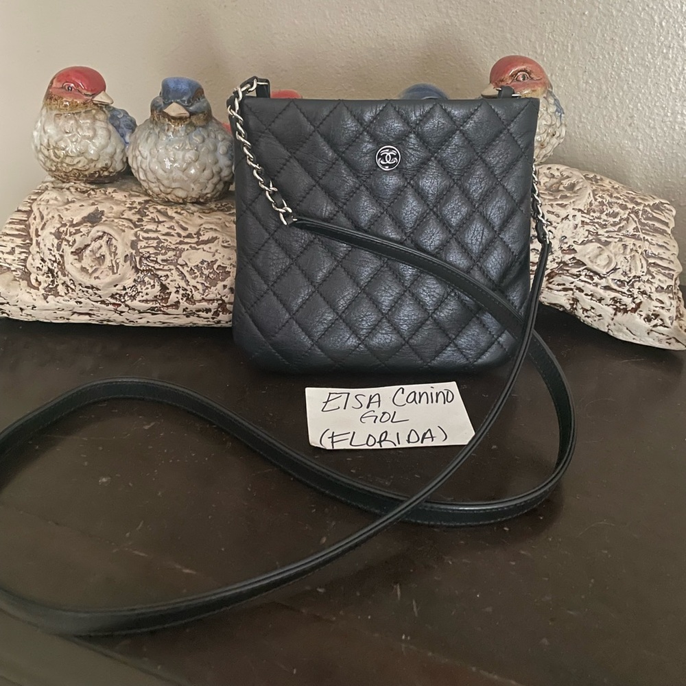 SOLD- Chanel calfskin crossbody bag - Picture 1 of 6